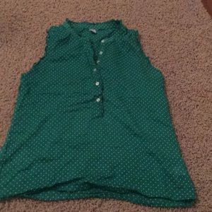 Old Navy green tank